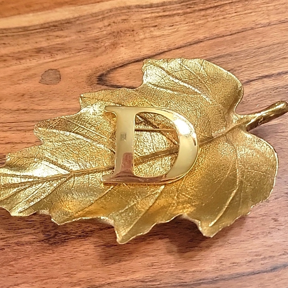 Roman Initial Letter "D" Brooch
